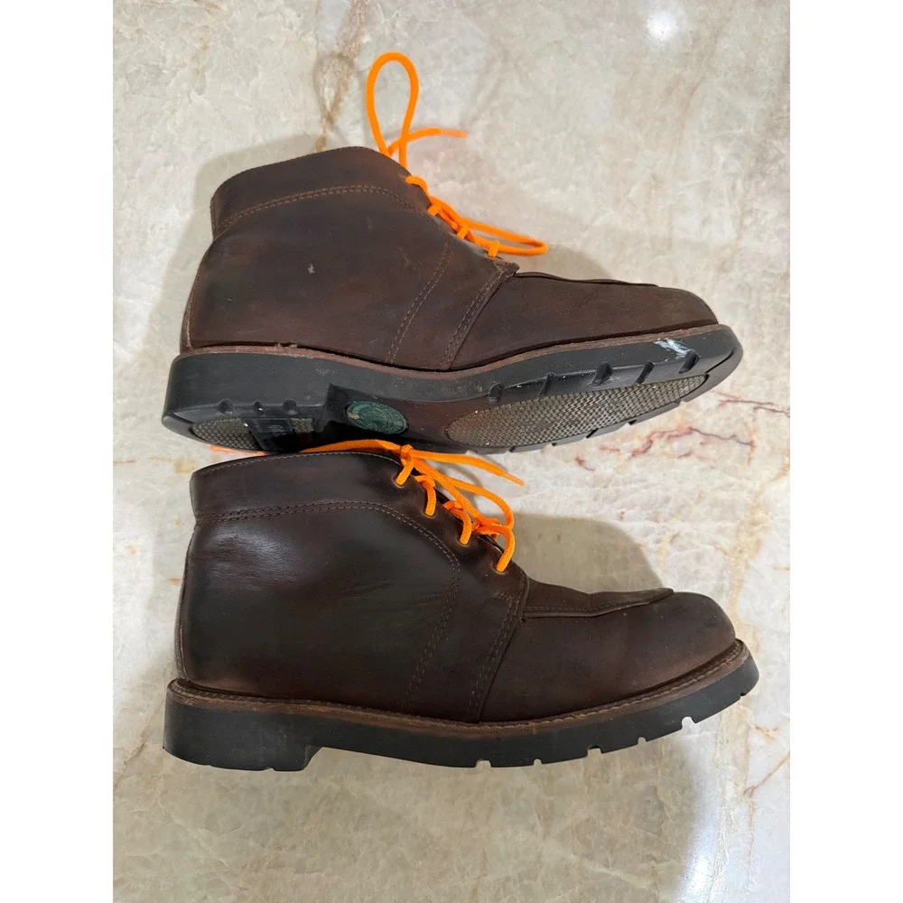 Vintage H.S. Trask Bison Leather Gore-Tex Moc Toe Chukka Boots USA Men's 8.5/9